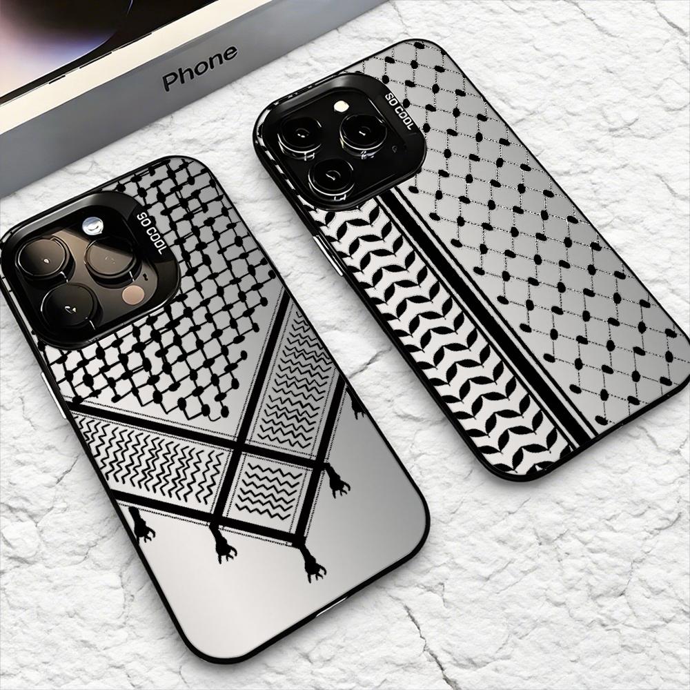 Phone Cases Iphone 17 Pro - ケフィエ・パレスチナ柄 iPhoneケース iPhone 17 16 15