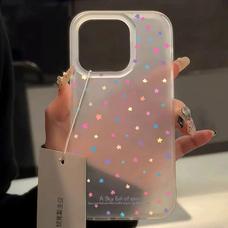 Phone Cases Pinterest - カラフルな星柄のiPhoneケース iPhone 17 14 15 16