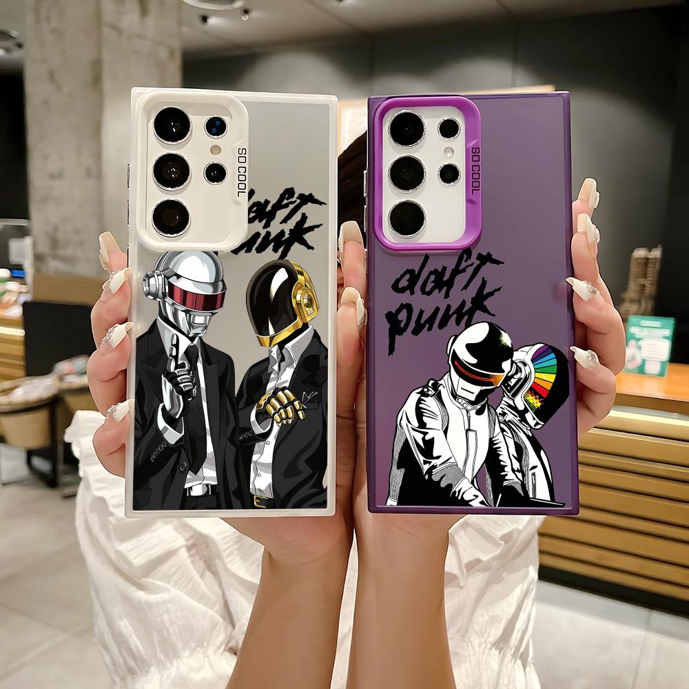 Phone Cases Samsung - バンドD-ダフトパンク スマホケース Samsung Galaxy S25 Edge