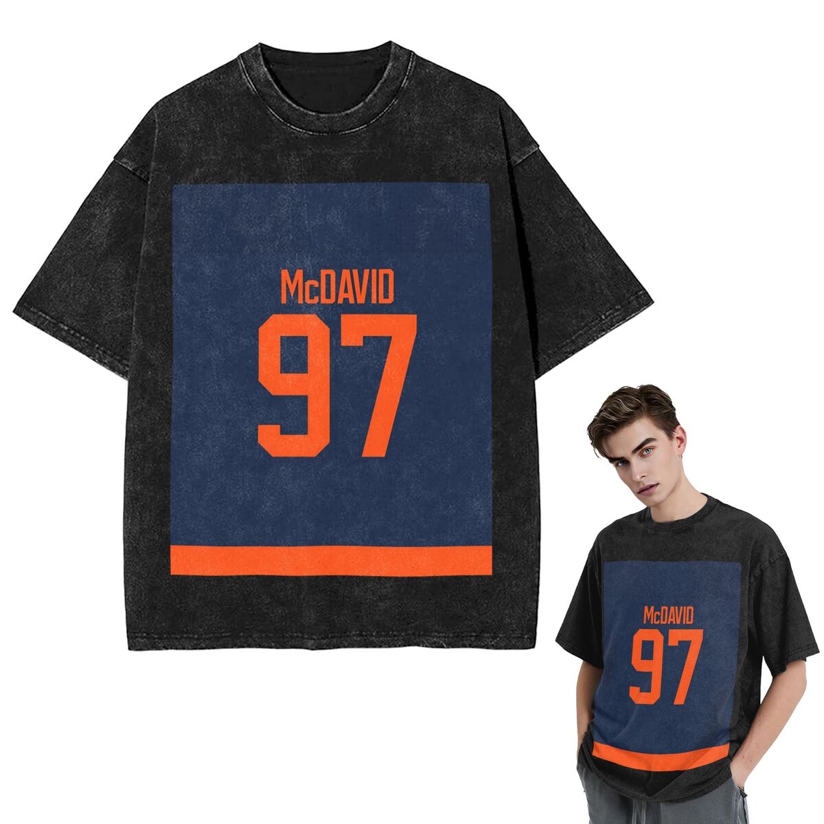 Phone Cases Edmonton - ストリートウェア Tシャツ エドモントン・オイラーズ コナー・マクデイビッド オルタネートジャージ バックフォンケース