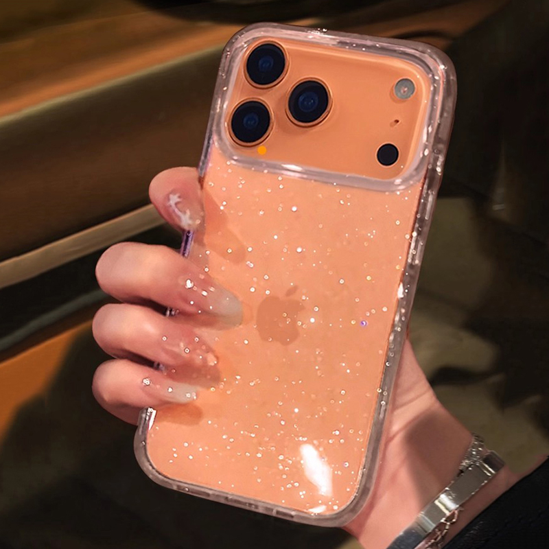 Phone Cases Pinterest - 高級ファッション ブリンブリン グリッター 透明 スマホケース iPhone