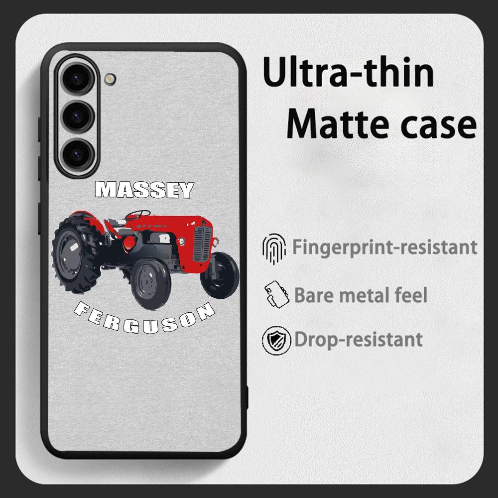 Phone Cases Samsung - マッセイファーガソントラクターファッションクールな電話ケースサムスンギャラクシーS26 S25 S24 S23 S22 S21プラスウルトラフォールドAソフトブラック用