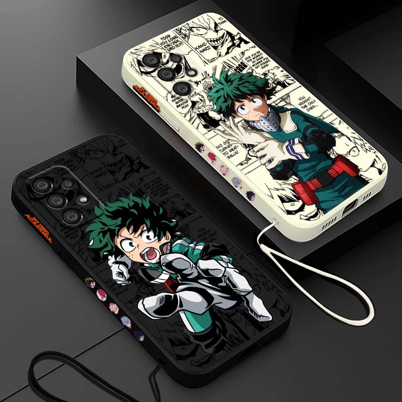 Phone Cases Samsung - アニメ僕のヒーローアカデミア カバー Samsung Galaxy A73 A71