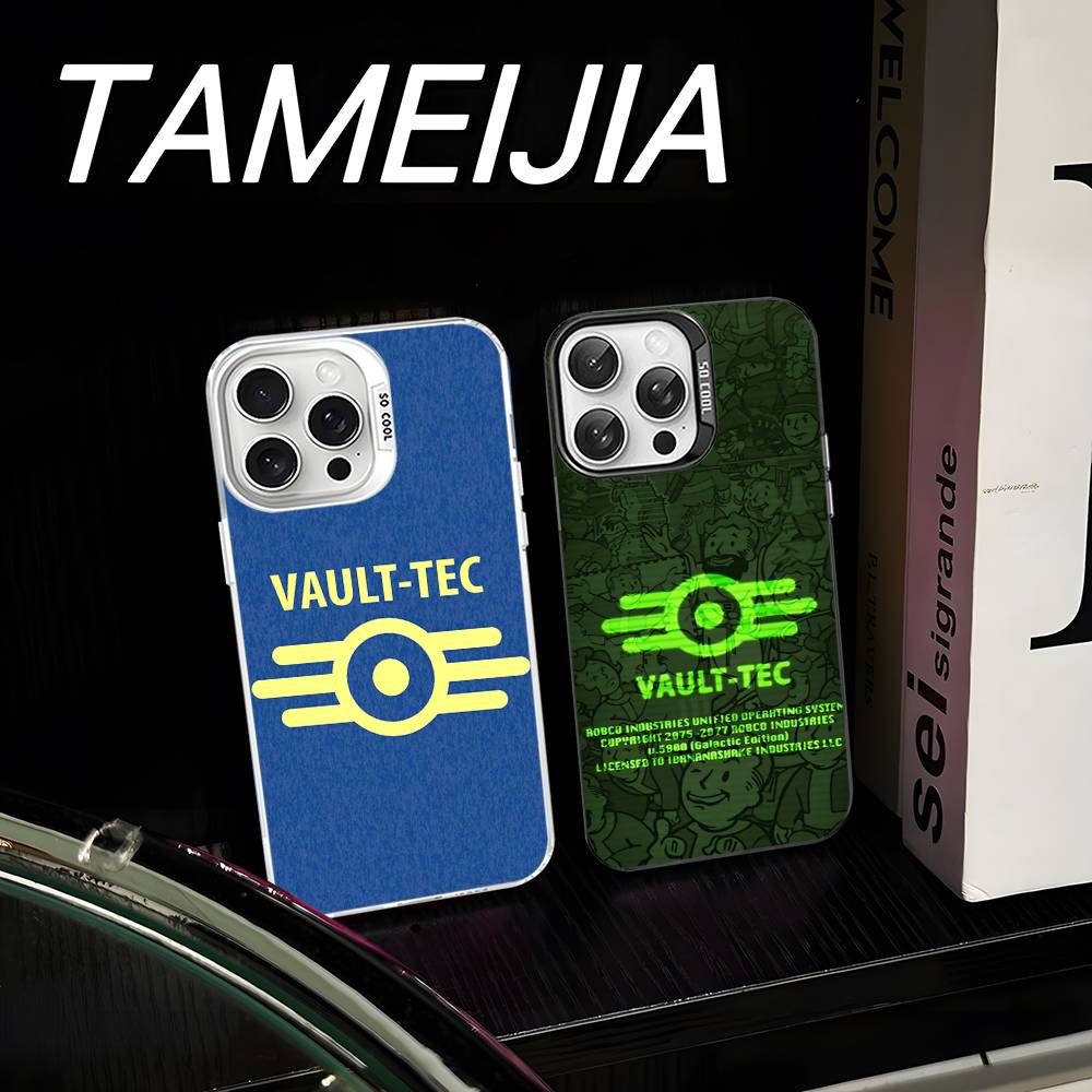 Phone Cases Louis Vuitton - V-Vault-Tec F-Falloutロゴ入りiPhoneケース iPhone 17 16 Plus