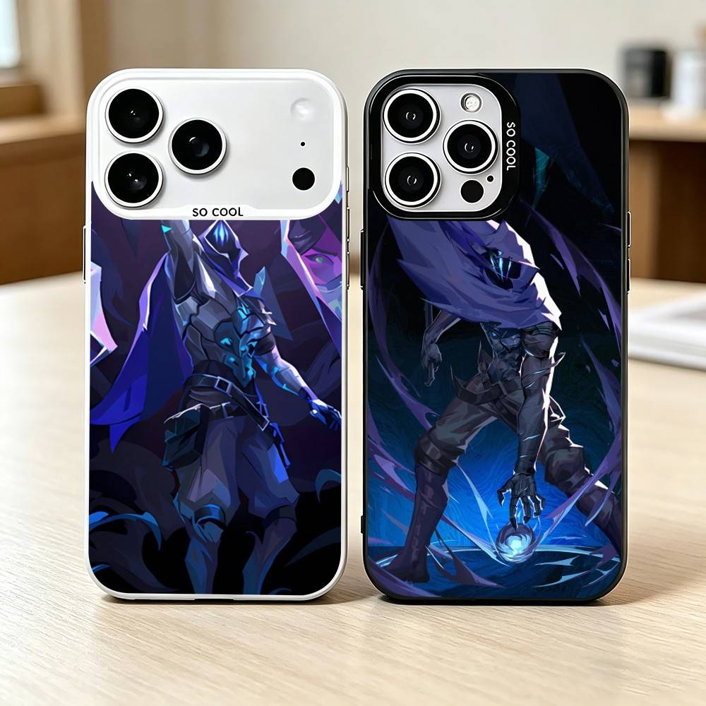 Phone Cases Louis Vuitton - ゲームV-ヴァロラントO-オーメンiPhoneケース iPhone 17、16、15、14、13、12、11 Plus、Pro Max、XS対応 カラフルシルバーブラックカバー
