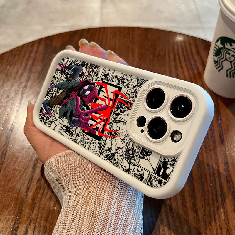 スパイダーマン マイルズ・モラレス グウェン マーベルコミッ - Phone Cases Iphone 17 Pro のレビューと価格