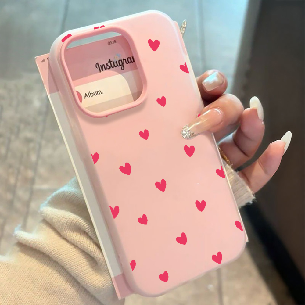 赤いハート柄のスマホケース Redmi 12 13C 14C - Phone Cases Red のレビューと価格