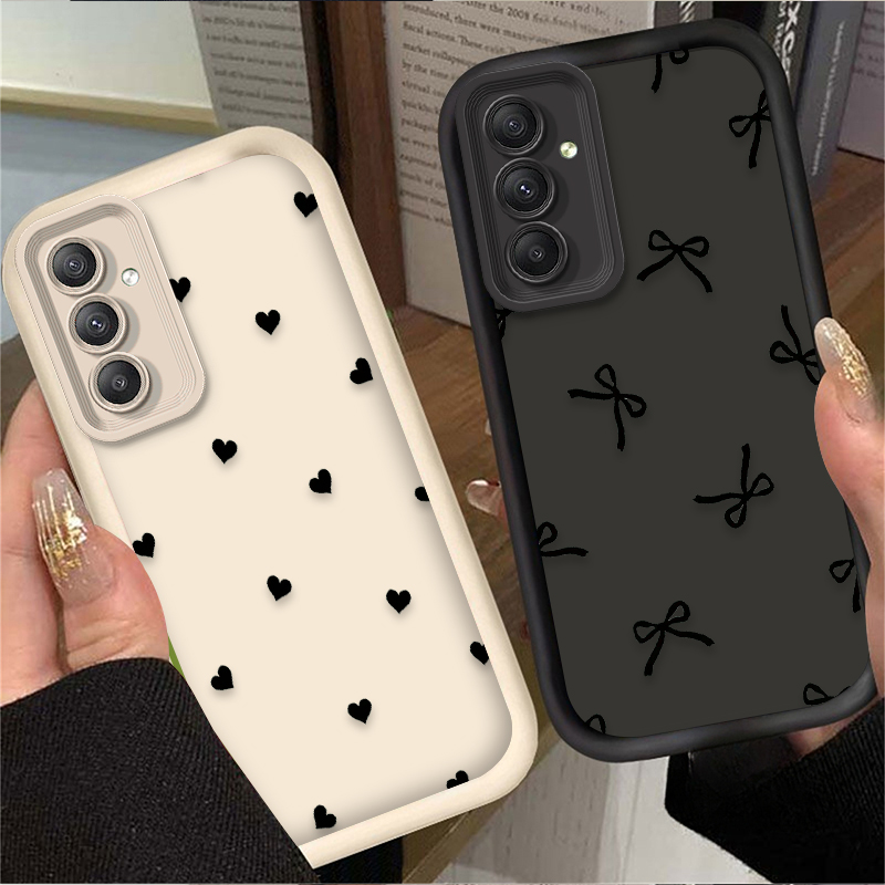 ブラックラブハートボウノットケース Samsung Gala - Phone Cases For Samsung のレビューと価格