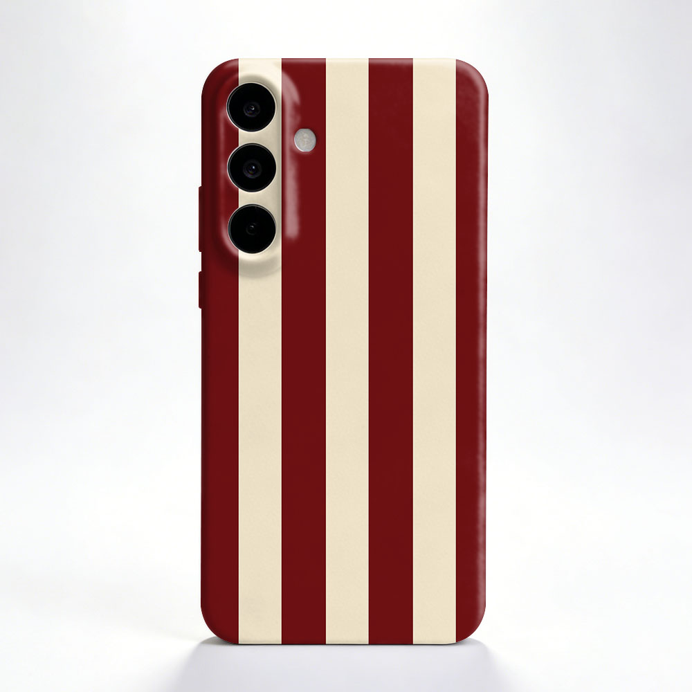 赤白ストライプ柄ケース Samsung A55 54 53  - Phone Cases Red のレビューと価格