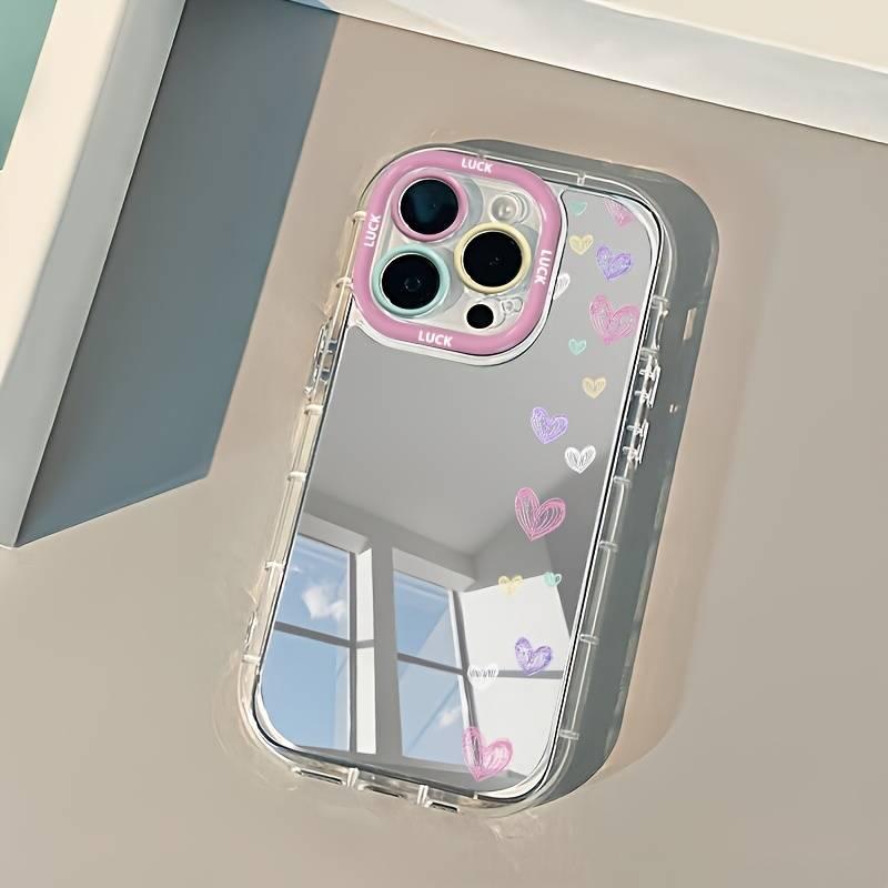 素敵なハート型メイクアップミラー付きスマホケース iPhon - Phone Cases Xr Cute のレビューと価格