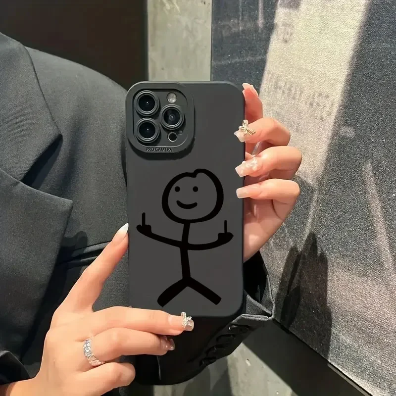 かわいい漫画マッチマン柄マットシリコン製スマホケース iPh - Phone Cases Xr Cute のレビューと価格