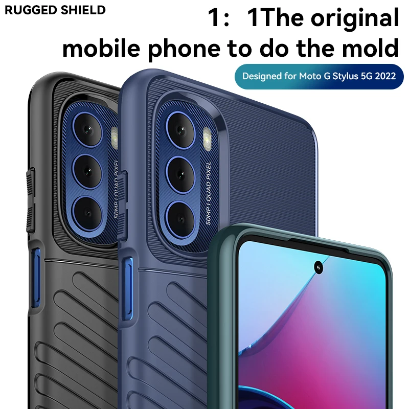 耐衝撃性シリコンフォンケース,高級耐衝撃カバー,オートバイ用 - Phone Cases Moto G 2025 のレビューと価格