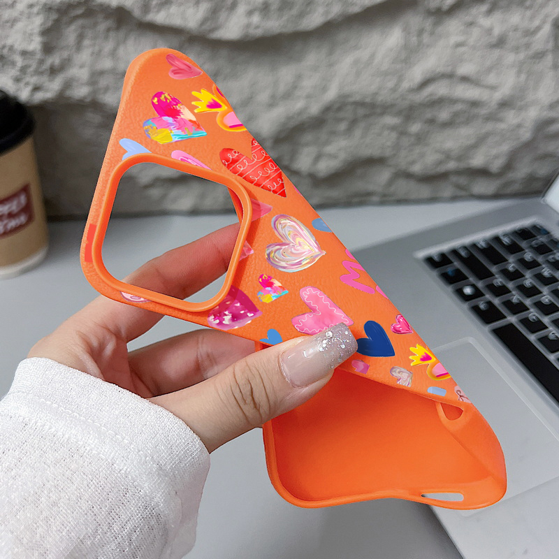 ハートプリントソフトフォンケース iPhone 17e 17 - Phone Cases Leather のレビューと価格