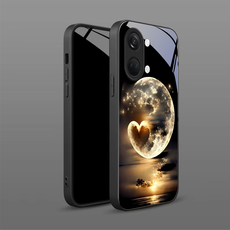天体の心を映し出すブラックガラス製スマホケース OnePlu - Phone Cases Oneplus のレビューと価格