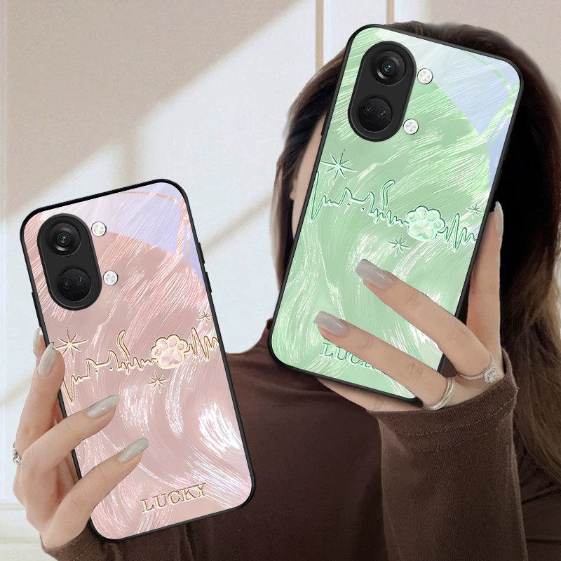 幸運の鼓動を刻む足跡模様 OnePlus Nord CE 2 - Phone Cases Oneplus のレビューと価格