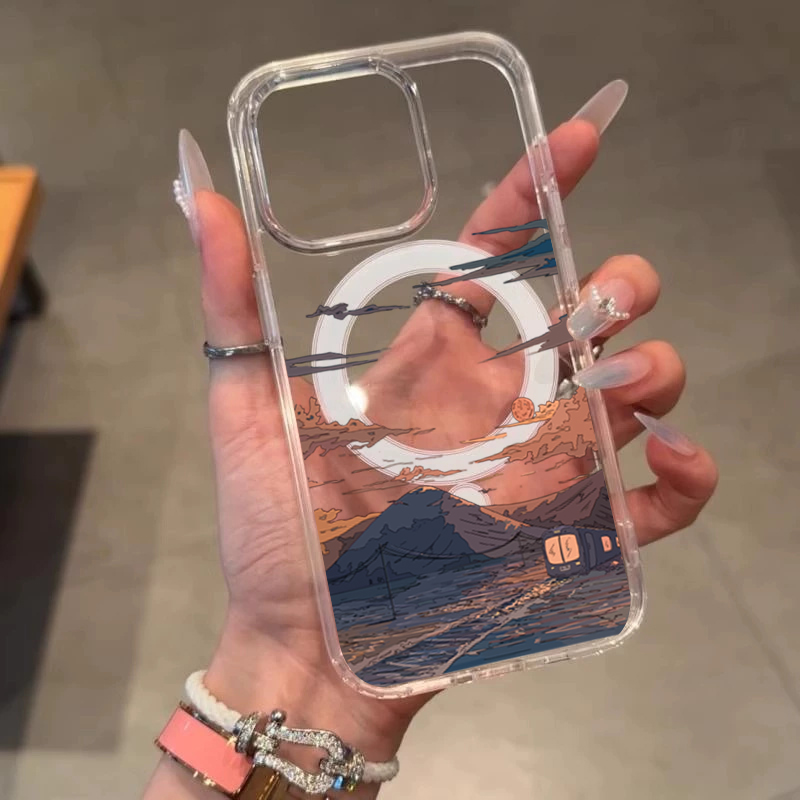 夕焼け柄ファッションスマホケース iPhone 17 Pro - Phone Cases Durable のレビューと価格
