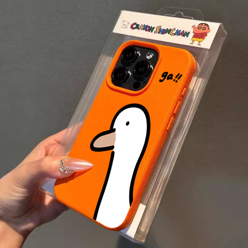 漫画風のかわいいアヒル柄のiPhoneケース（iPhone  - Phone Cases Xr Cute のレビューと価格