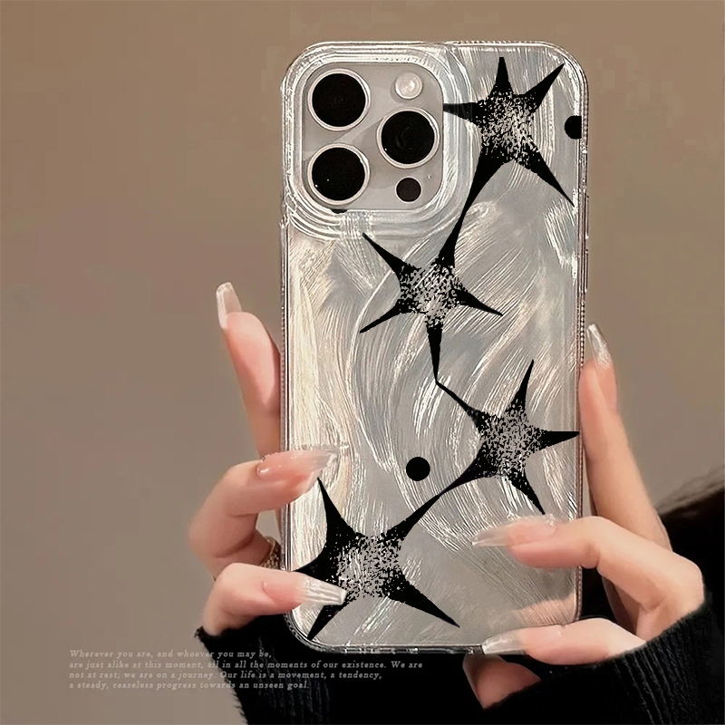 輝く星柄のおしゃれなスマホケース iPhone 17 16  - Phone Cases Durable のレビューと価格