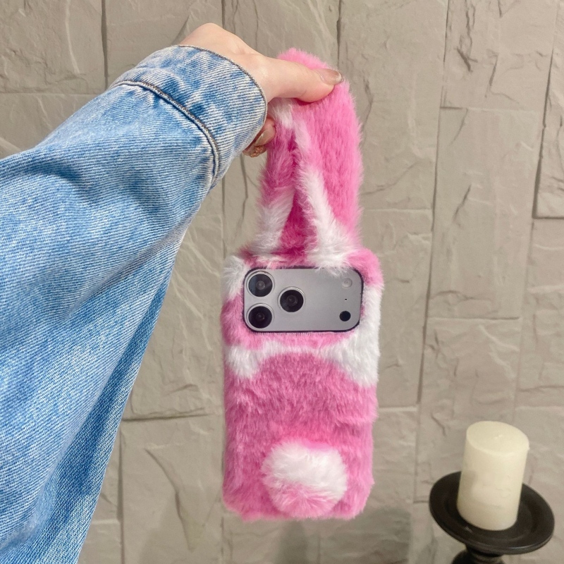可愛いウサギデザインのふわふわスマホケース iPhone 1 - Phone Cases Iphone 17 Pro のレビューと価格