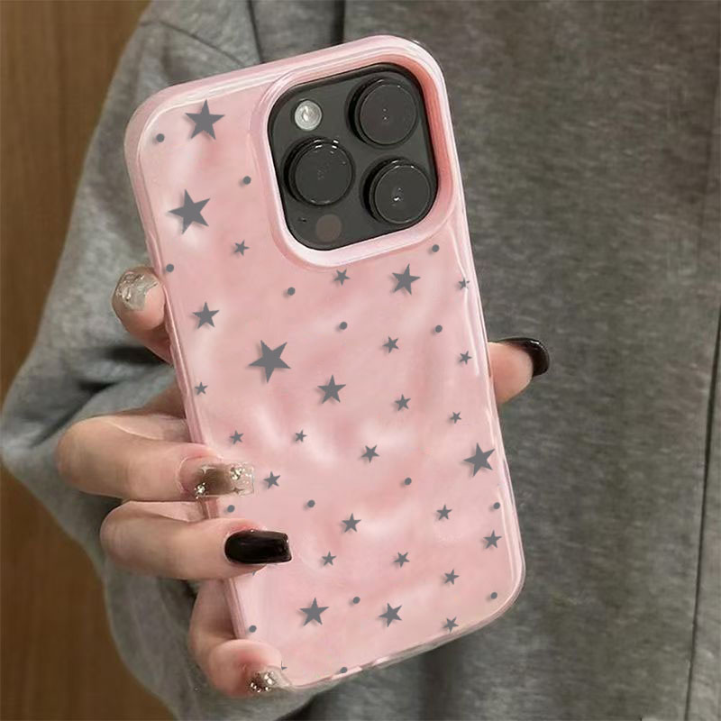 ミニマリスト グレーブルー スターウェーブ テクスチャ iP - Phone Cases Durable のレビューと価格